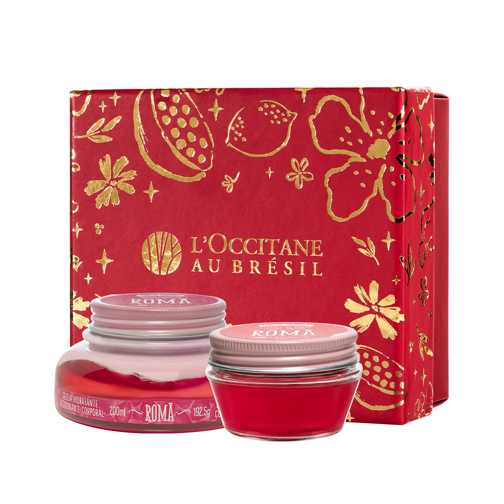 Presente Romã: Gelatina de Banho e Geleia Hidratante Corporal, ,  large image number 0